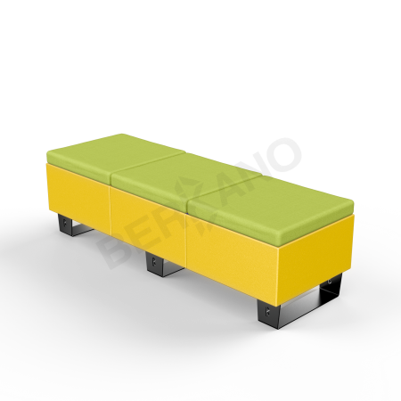 Скамейка Brick 180 Yellow, Green