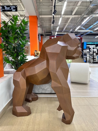 Горилла.   Финиш: Заржавленная. Цвет: Коричневый. от интернет-магазина IDODOM.RU