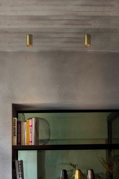 Потолочный светильник Stan сатиновый золотой от интернет-магазина IDODOM.RU