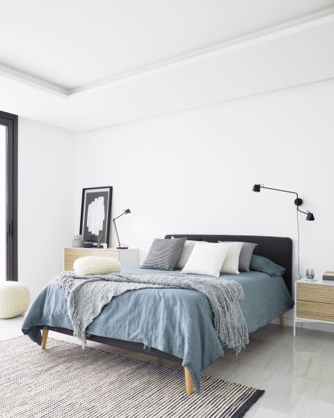 Кровать Lydia 150х190 графит от интернет-магазина IDODOM.RU