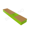 Модульная скамья Tub Spring Green