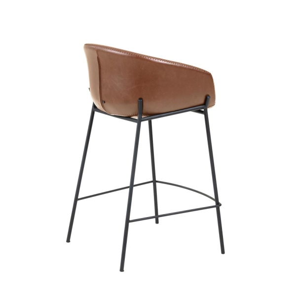 Полубарный стул Zadine коричневый от интернет-магазина IDODOM.RU