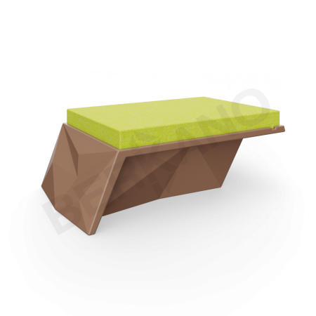 Угловой модуль Quaro с подушками Brown, Green