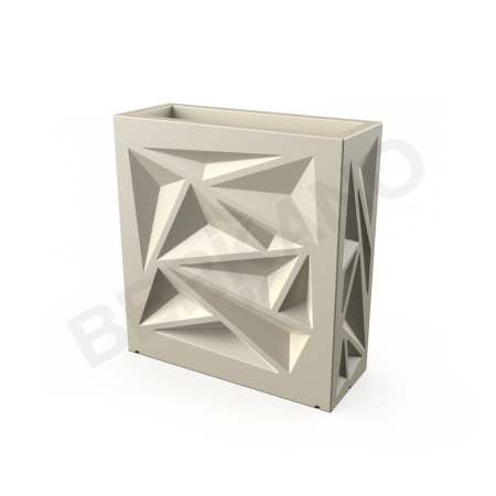 Кашпо Icelandic Square DB Bone Brown