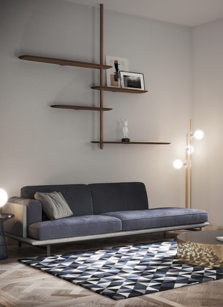 Полка настенная Unica - Configuration 07 от интернет-магазина IDODOM.RU