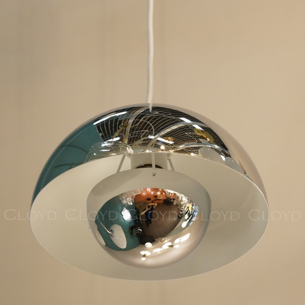 Подвесной светильник Cloyd ERMA-B P1 / Ø23 см - хром (арт.11397) от интернет-магазина IDODOM.RU