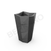 Кашпо Agava 100 DB Coal Black