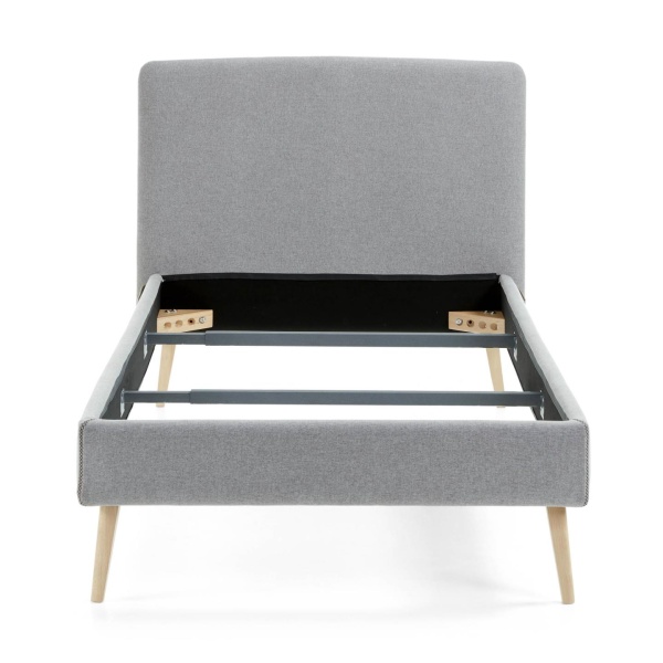 Кровать Lydia 90х190 серая от интернет-магазина IDODOM.RU