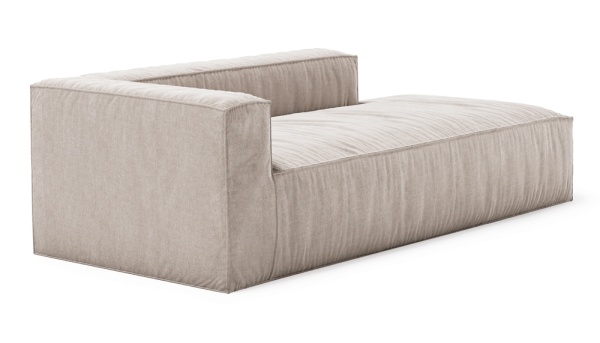 Модуль диван Фри оттоманка 113-L - Эконом микровелюр