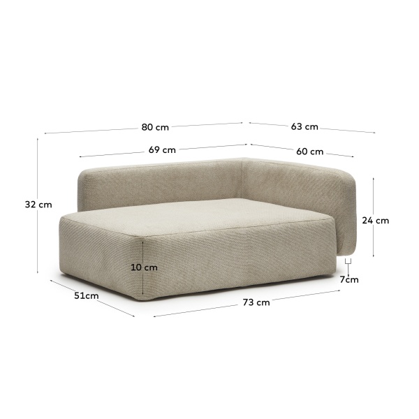 Bowie cover for small bed for pets in beige от интернет-магазина IDODOM.RU