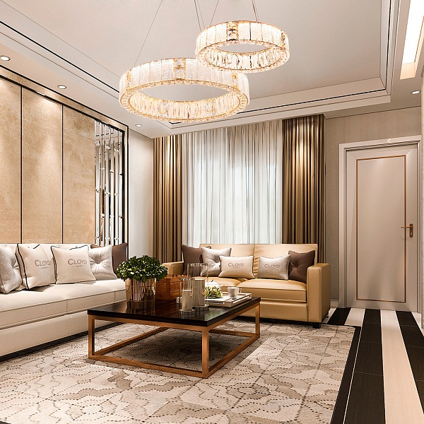 Люстра Cloyd RADIANTA C1 / Ø46 см - золото (арт.11230) от интернет-магазина IDODOM.RU