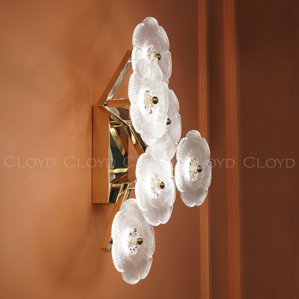 Бра Cloyd SHAMBALA-C W6 / выс. 48 см - золото (арт.20424) от интернет-магазина IDODOM.RU