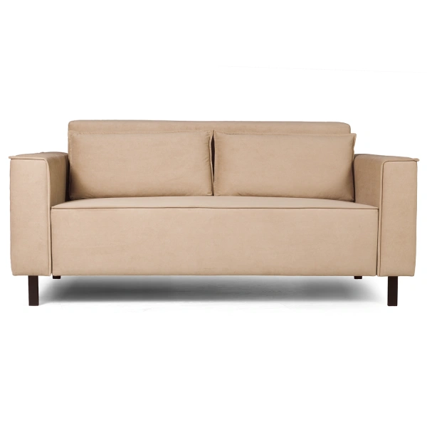 Club диван-кровать прямой, велюр Frost beige от интернет-магазина IDODOM.RU