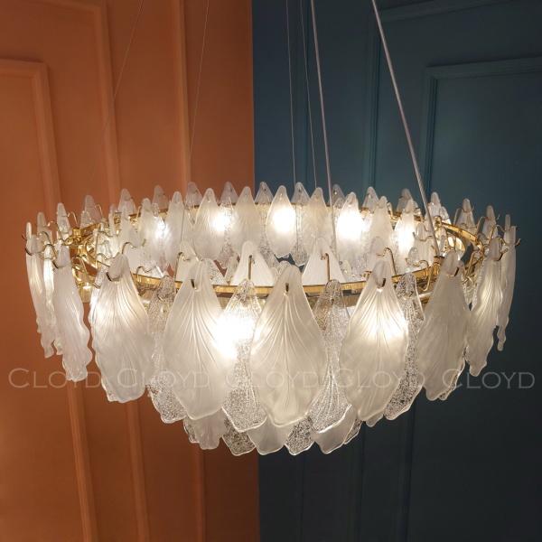 Люстра Cloyd SENEGAL-B C18 / Ø80 см - золото (арт.11196) от интернет-магазина IDODOM.RU