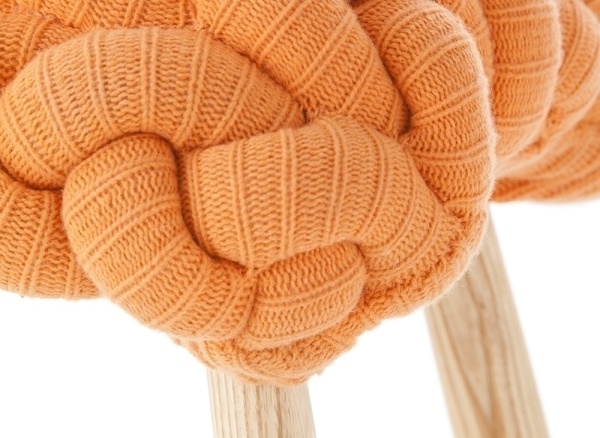 Табуретка Knitted Stools Orange от интернет-магазина IDODOM.RU