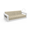 Диван Quarter lounge с подушками белого цвета, аксессуар бежевого цвета