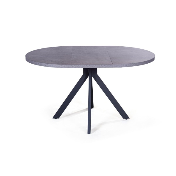Стол круглый Corfu раздвижной  (100+40) камень темный от интернет-магазина IDODOM.RU