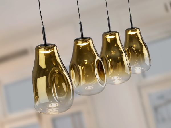 Aledis Люстра 4L черно-золотой от интернет-магазина IDODOM.RU