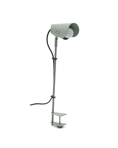 Настольная лампа Jula с зажимом из зеленого металла от интернет-магазина IDODOM.RU