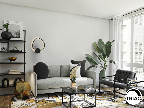 Настенный светильник Opalis черный от интернет-магазина IDODOM.RU