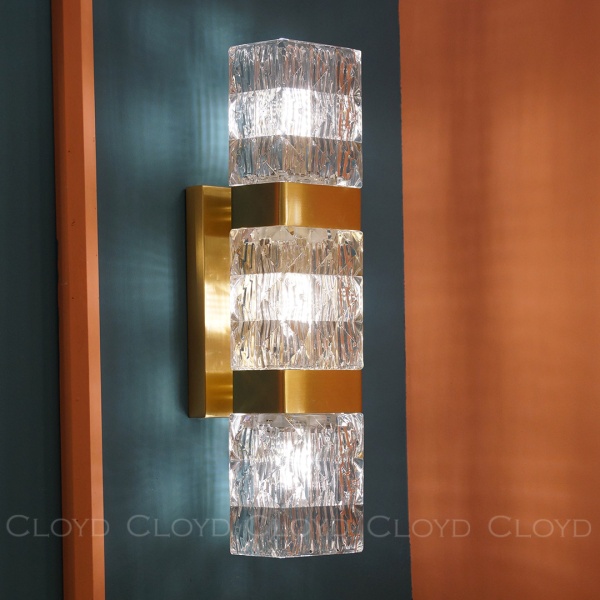 Бра Cloyd CORUND-A W3 / выс. 42 см - латунь (арт.20272) от интернет-магазина IDODOM.RU