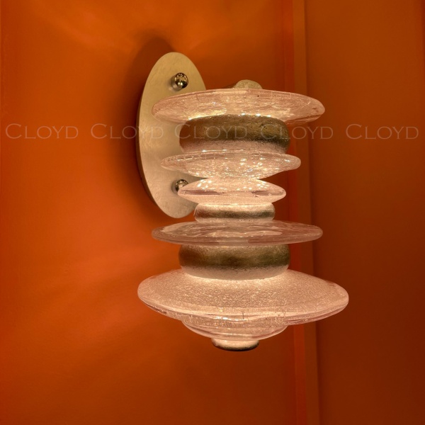 Бра Cloyd GEFEST W3 / выс. 25 см - серебро сусальн. (арт.20125) от интернет-магазина IDODOM.RU