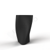Кашпо Twist 108 DB черного цвета