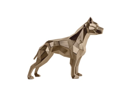 Питбуль.   Финиш: обжиг. Цвет: золото. от интернет-магазина IDODOM.RU