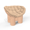 Кресло SLON Terracotta, Sand