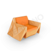 Кресло Quaro с подушками Orange, Orange