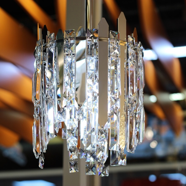 Подвесной светильник Cloyd ALCATRAZ-A P3 / Ø23 см - хром (арт.10601) от интернет-магазина IDODOM.RU