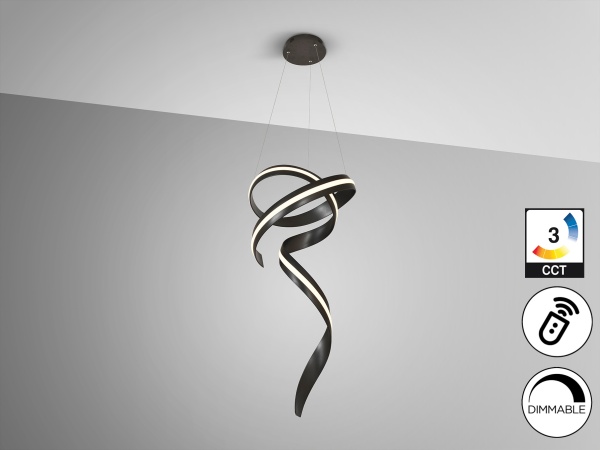 Amara Люстра вертикальная черный матовый от интернет-магазина IDODOM.RU