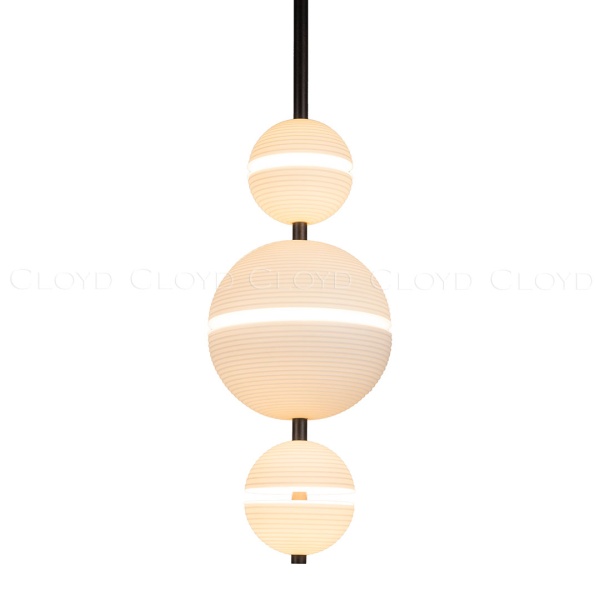 Подвесной светильник Cloyd COSMORA P3 / выс. 56 см - керамика - черный (арт.12502) от интернет-магазина IDODOM.RU