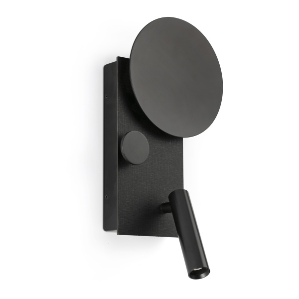 KLEE Бра с ридером слева LED10W черное 3W 2700K DIM от интернет-магазина IDODOM.RU