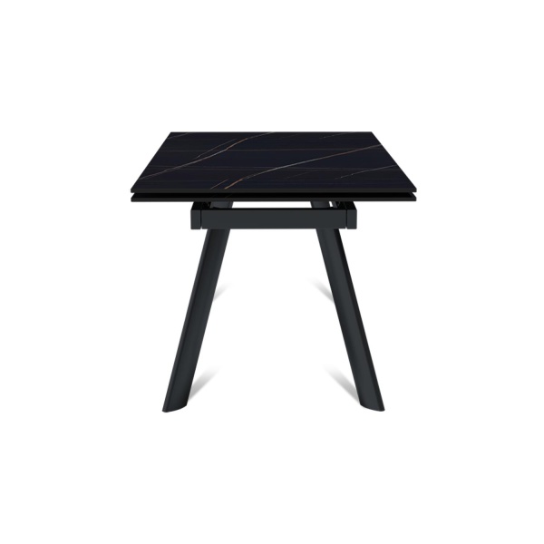 Стол раскладной Stone (140+40+40), керамика матовая Black Gold от интернет-магазина IDODOM.RU