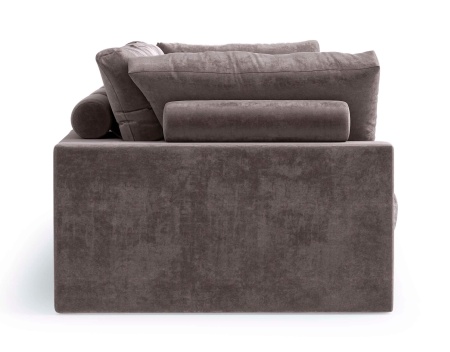 Диван Элизиум прямой двухместный - Оксфорд искусственная замша