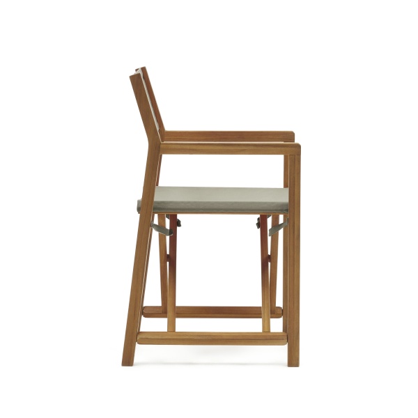 Thianna Складной стул зеленого цвета с основанием из массива акации от интернет-магазина IDODOM.RU