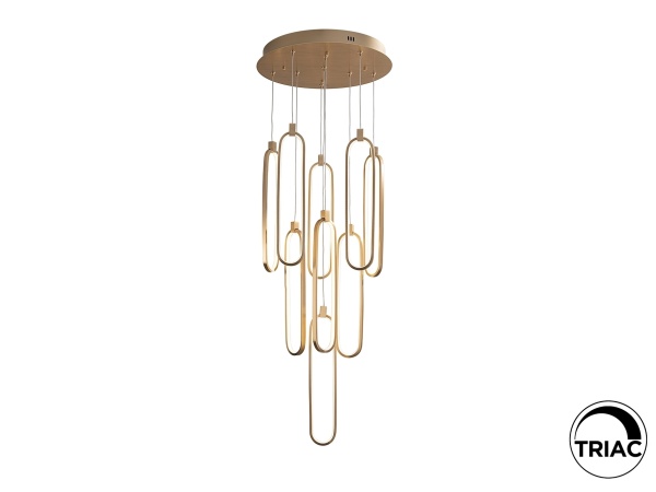 Люстра Colette 9L розовое золото от интернет-магазина IDODOM.RU