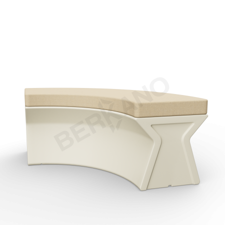 Скамейка X-seat Arc Bone Brown / Bone Brown