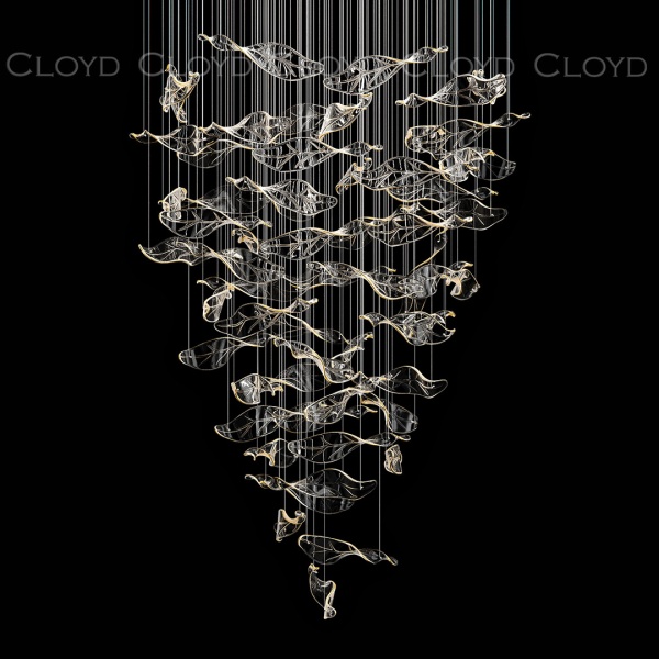 Декоративная композиция Cloyd AERIA 1715 S60 / Ø80 см - с потолочной чашей - белый (арт.60019) от интернет-магазина IDODOM.RU