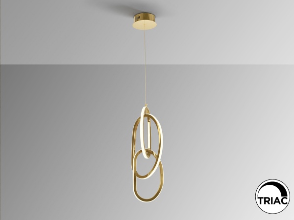 Люстра Nexo 3L золотая от интернет-магазина IDODOM.RU