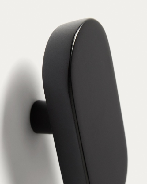 Набор из 2 вешалок Arely из бука с черным лаковым покрытием, 6,5 см/10 см от интернет-магазина IDODOM.RU