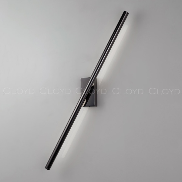 Бра Cloyd LINEAS W1 / выс. 60 см- 4000K - черный блестящий (арт.20454) от интернет-магазина IDODOM.RU