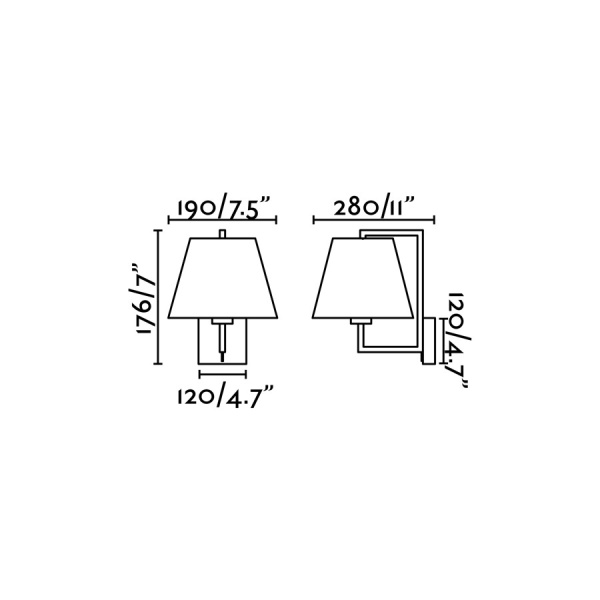 Бра Frame никель-матовое от интернет-магазина IDODOM.RU