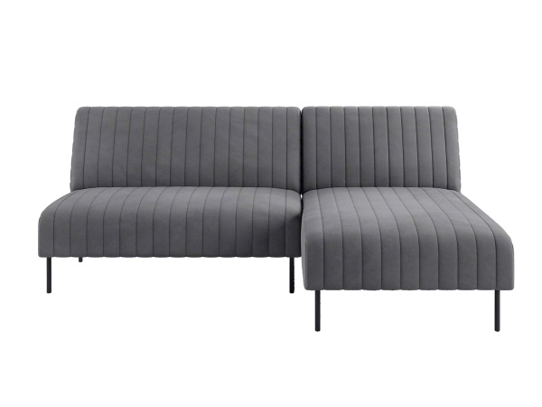 Baccara диван-кровать с шезлонгом, без подлокотников, бархат 03 от интернет-магазина IDODOM.RU