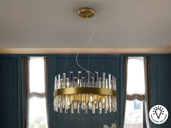 Люстра Grace 14L золотая от интернет-магазина IDODOM.RU