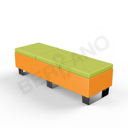 Скамейка Brick 180 Orange, Green