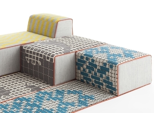 Пуф большой Bandas A Grey от интернет-магазина IDODOM.RU