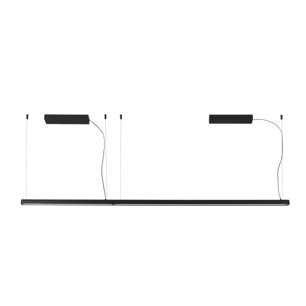 Подвесной светильник Vico 1150 черного цвета с розеткой на поверхности от интернет-магазина IDODOM.RU