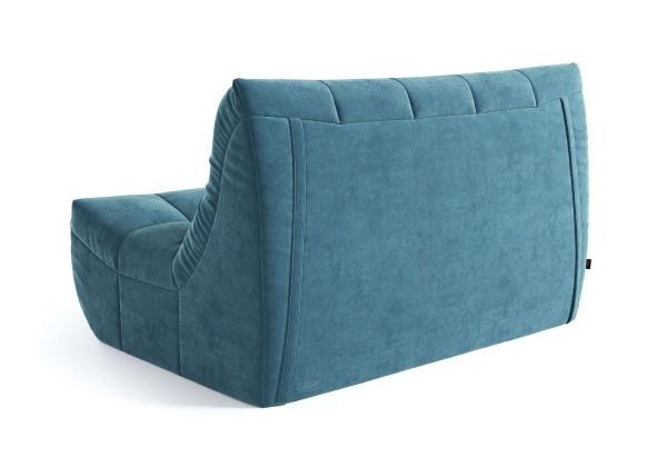 Диван ДеИтали™️ прямой 2-х местный - Эконом микровелюр